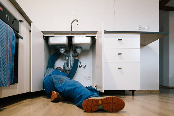 Professional Emergency Plumber technician working in Vanderbilt, PA